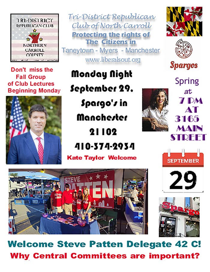 A colorful poster with faces, a calendar, flag, and information