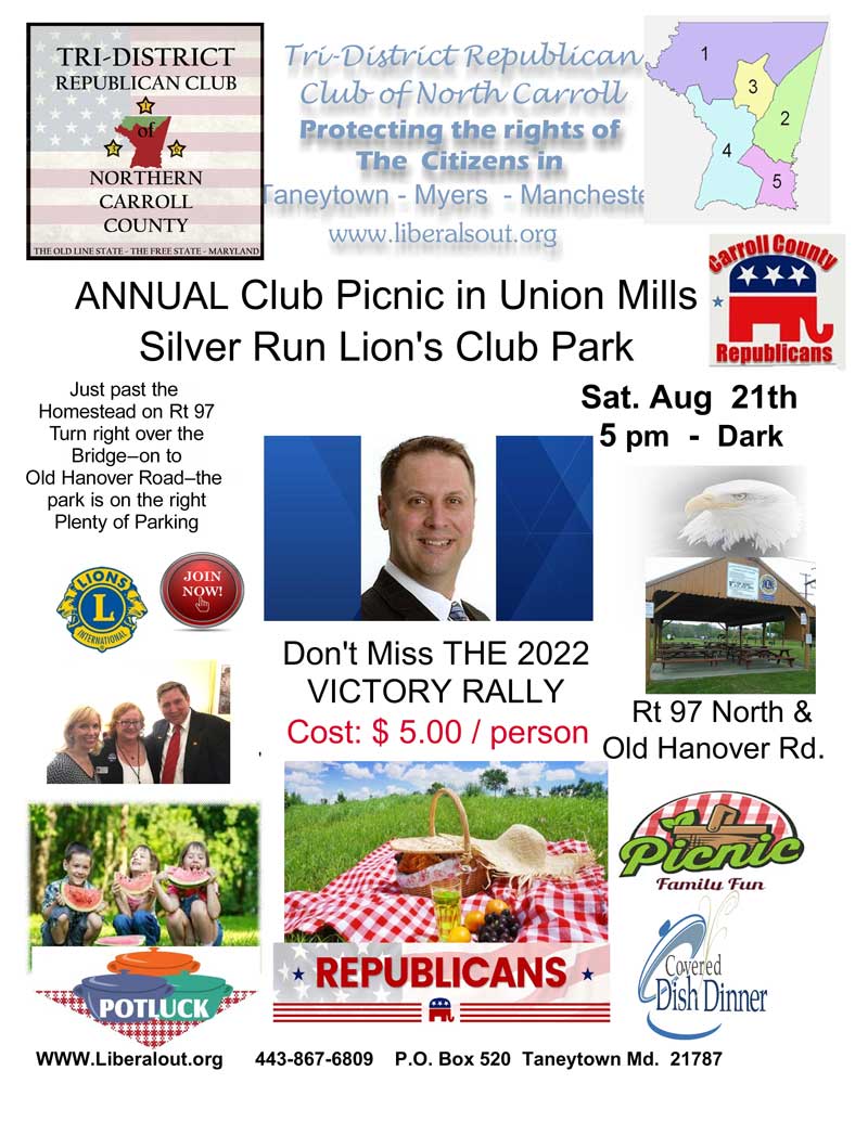 This Flyer Advertises the August Annual Picnic for TDRC