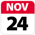 Calendar of November 24