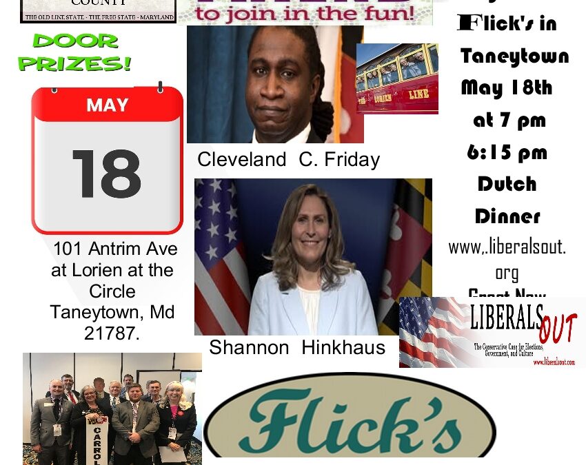 TDRC’s MEETING IS MONDAY, MAY 18th AT FLICK’S: DON’T MISS!
