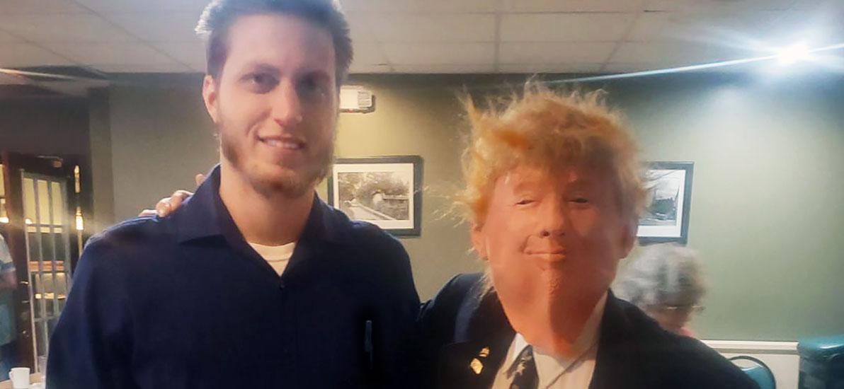 Ray-Fava-and-Glen-in-Trump-mask