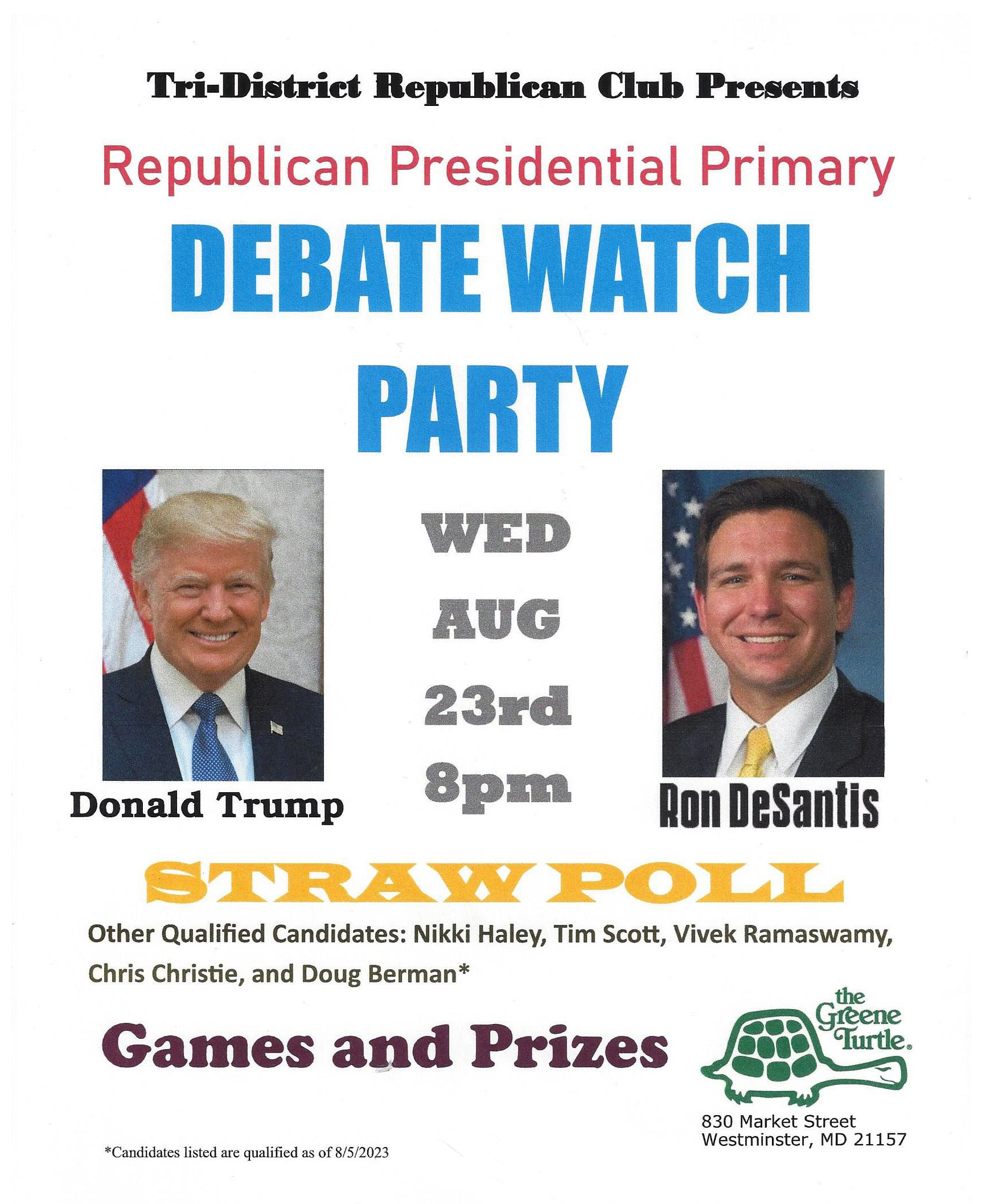 Trump news debate date