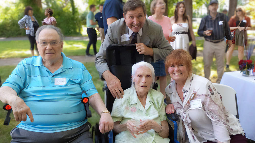 The family celebrates Hon. Bartlett's 100th Birthday